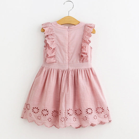 High-Quality Girls' Dress in Pink Color
