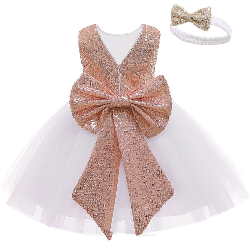 Girls Laced Solid Dress