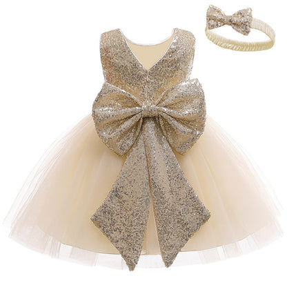 Girls Laced Solid Dress