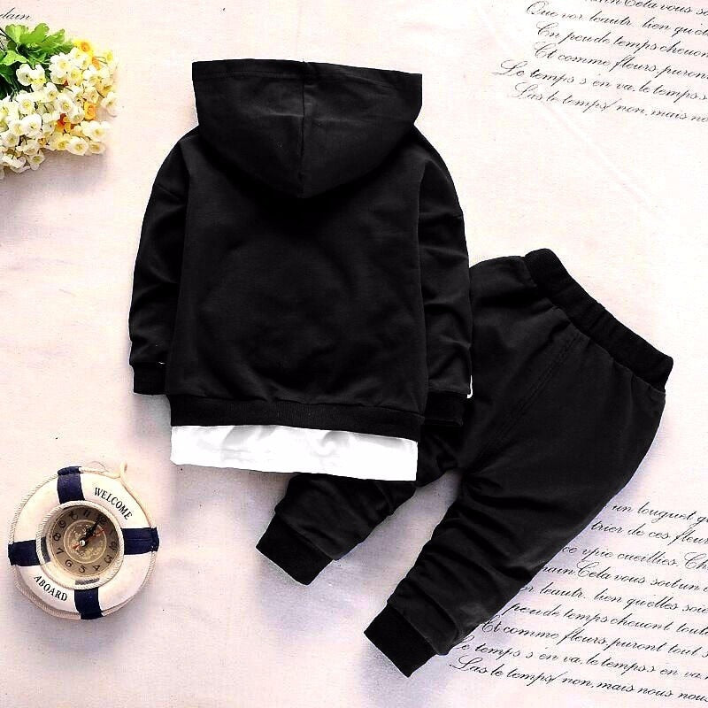 Children's Striped Cotton Tracksuit