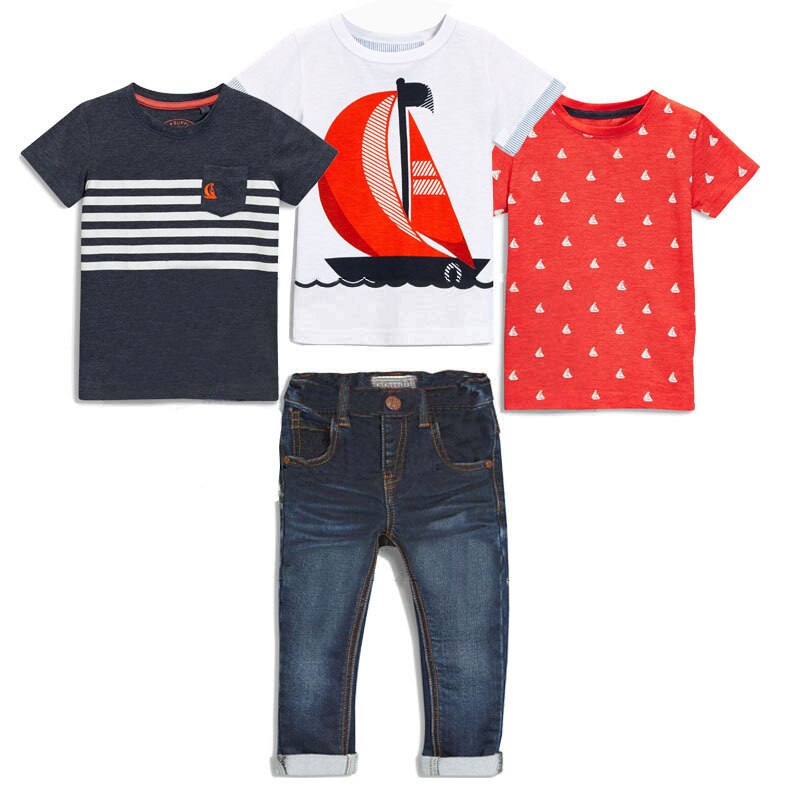 Boys' Casual Summer and Autumn Clothing Set