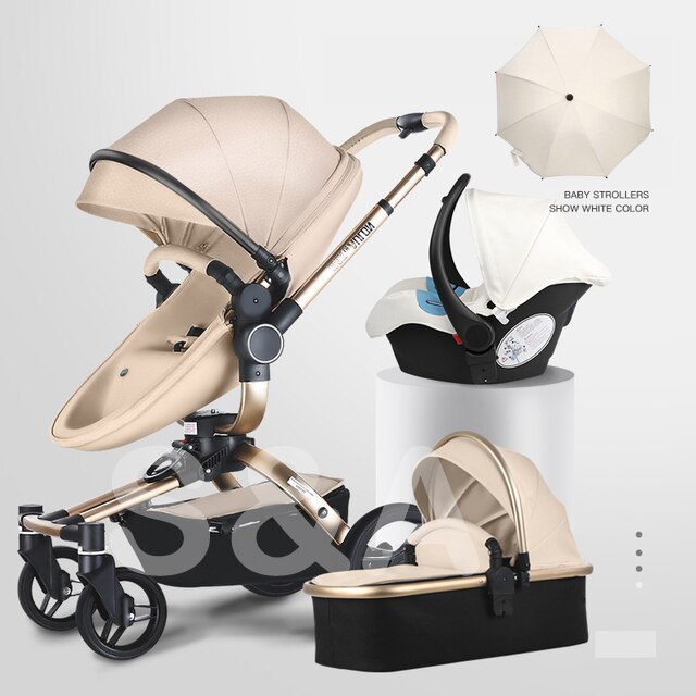 3 in 1 Oxford Baby Stroller