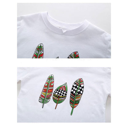 Girls Summer Printed Wet with Skirt