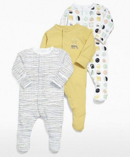 Baby's Long Sleeved Rompers 3 pcs Set