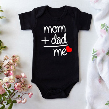 Baby's Printed Short Sleeve Summer Romper