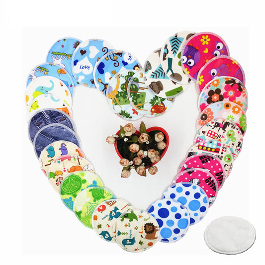 Washable Cloth Breast Nursing Pads Set