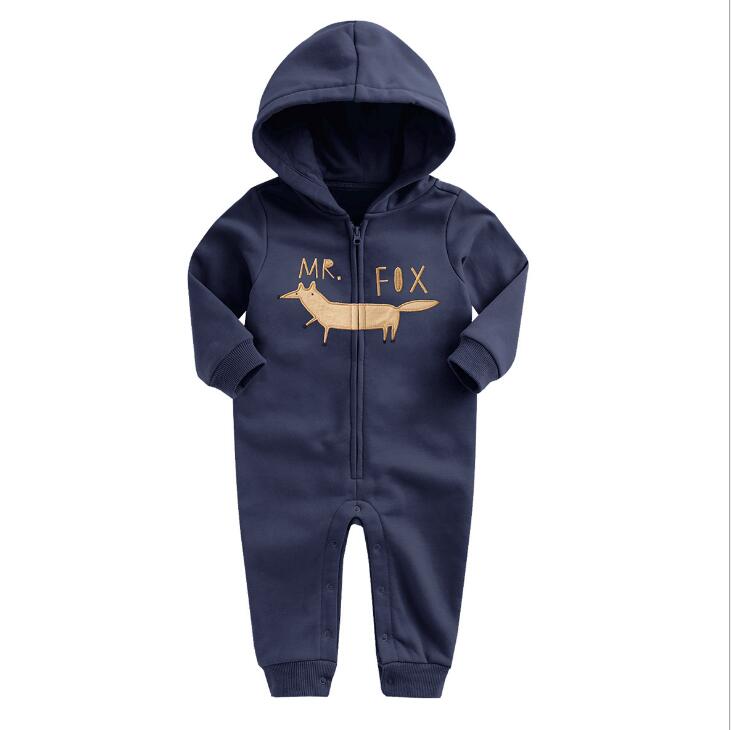 Baby Girl’s Casual Warm Cotton Jumpsuit