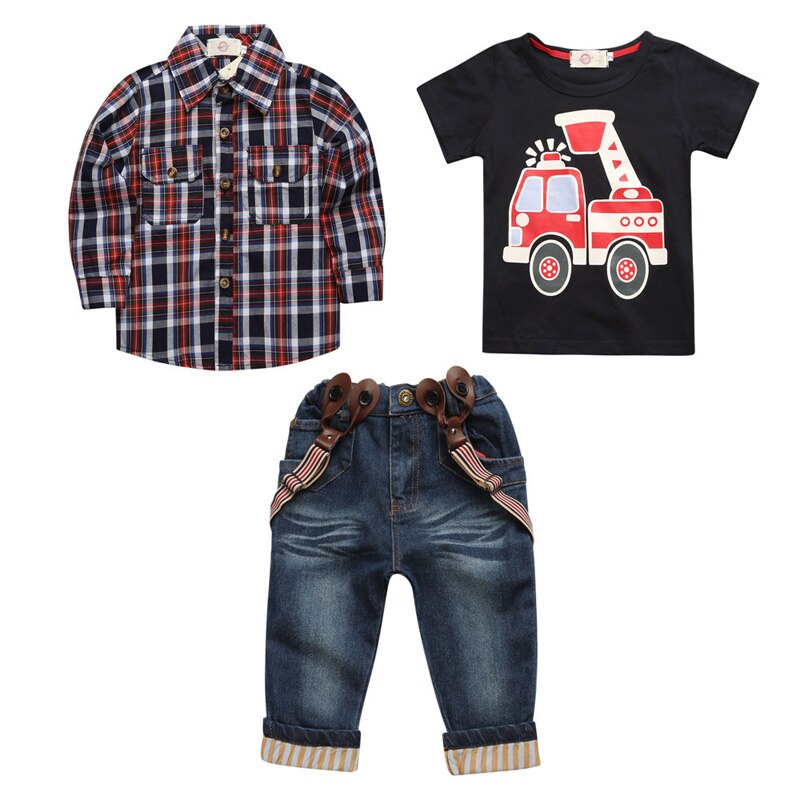 Boys' Casual Summer and Autumn Clothing Set