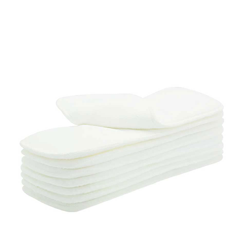 Washable Microfiber Cloth Nappies in White
