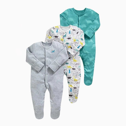 Baby's Long Sleeved Rompers 3 pcs Set