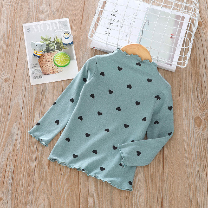 Kid's Soft Heart Patterned Sweater