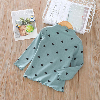 Kid's Soft Heart Patterned Sweater