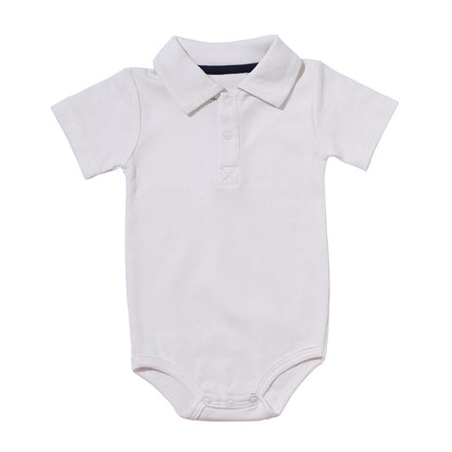 Baby Boy Cotton T-Shirt with Collar