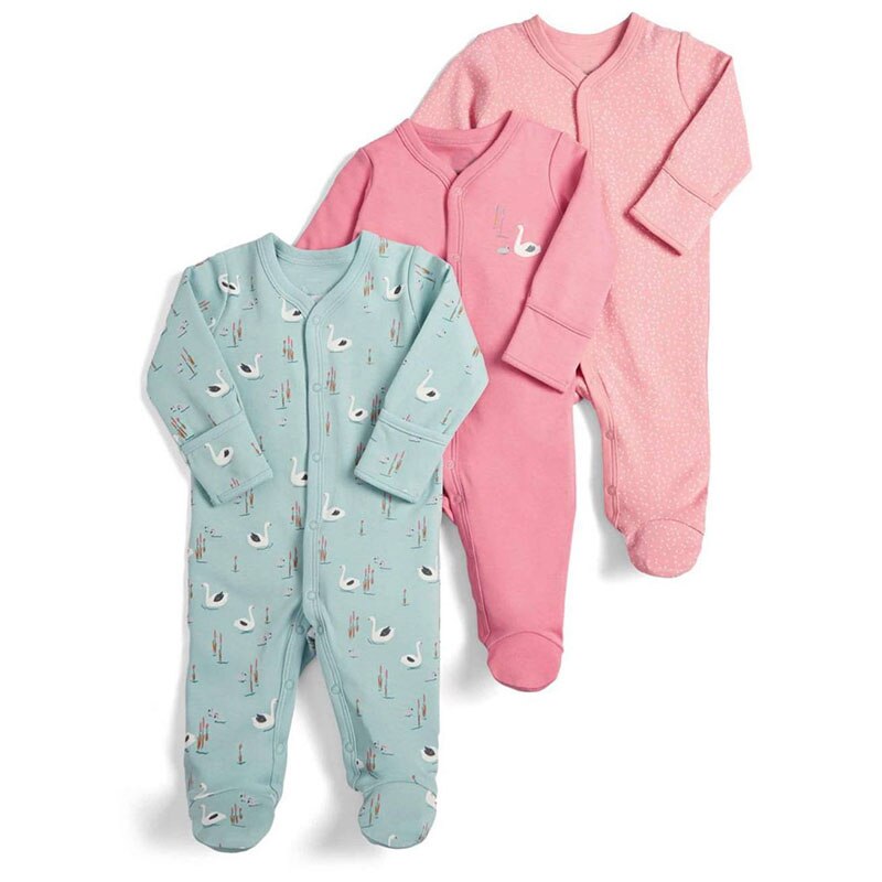 Baby's Long Sleeved Rompers 3 pcs Set