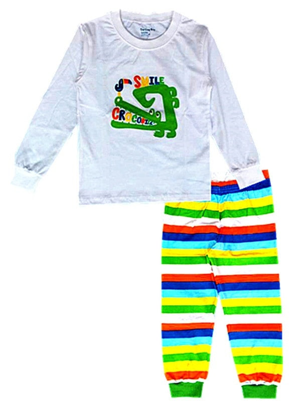 Cute Boy`s Cotton T-Shirt and Pants Set