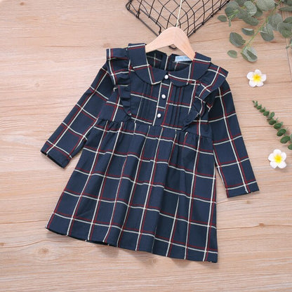 Girl's Mini Dress with Flowers Appliques