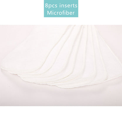 Washable Microfiber Cloth Nappies in White