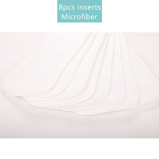 Washable Microfiber Cloth Nappies in White