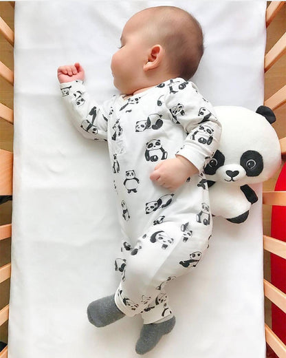 Boys Panda Printed Romper