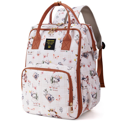 Wide Open Frame Diaper Bag Backpack