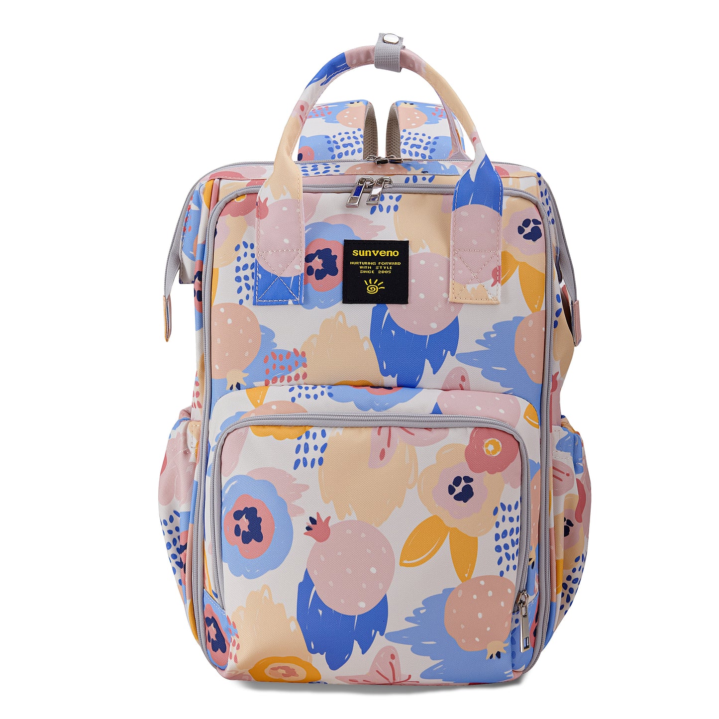 Wide Open Frame Diaper Bag Backpack