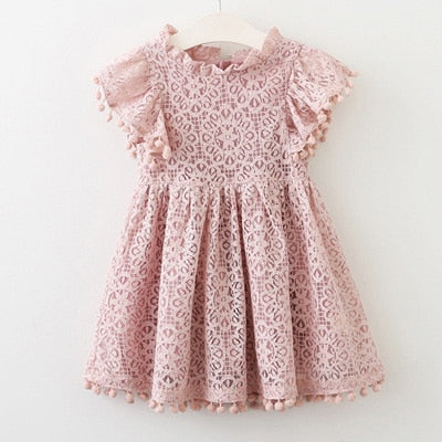 High-Quality Girls' Dress in Pink Color