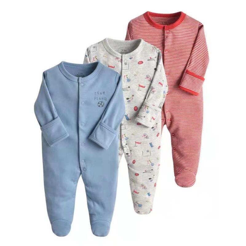 Baby's Long Sleeved Rompers 3 pcs Set