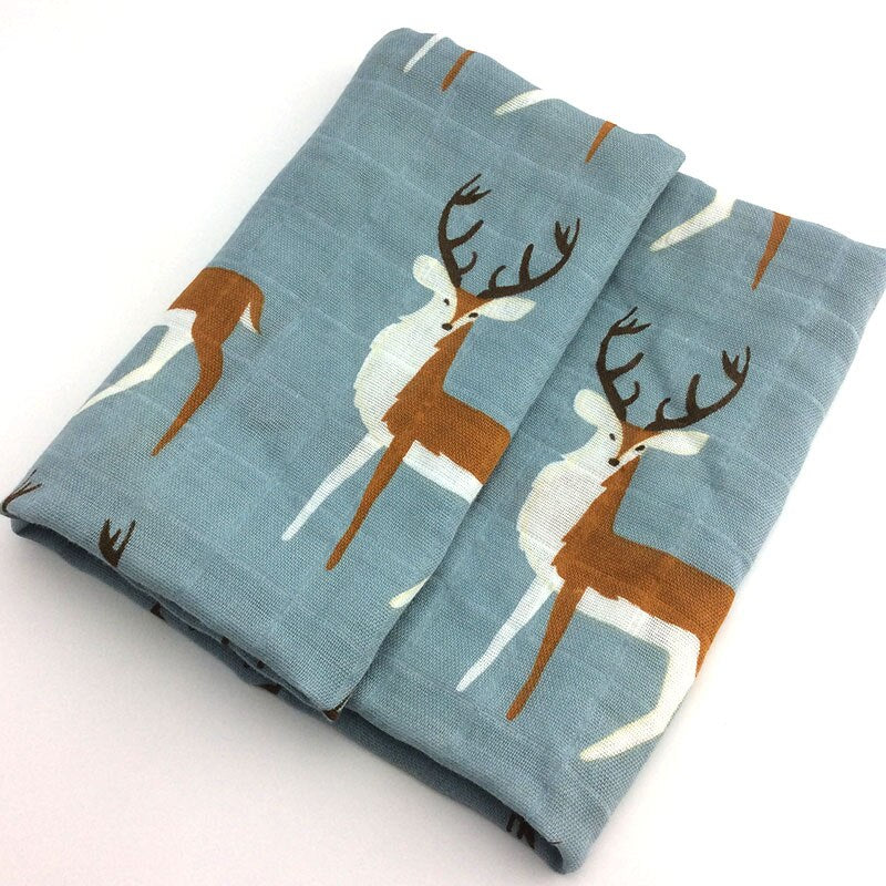 Animals Printed Soft Organic Cotton Multipurpose Towel