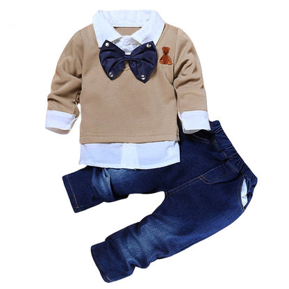 Boys' Casual Summer and Autumn Clothing Set