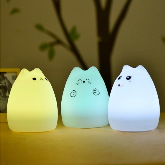 Kid's Bedroom Cute Cat LED Night Light