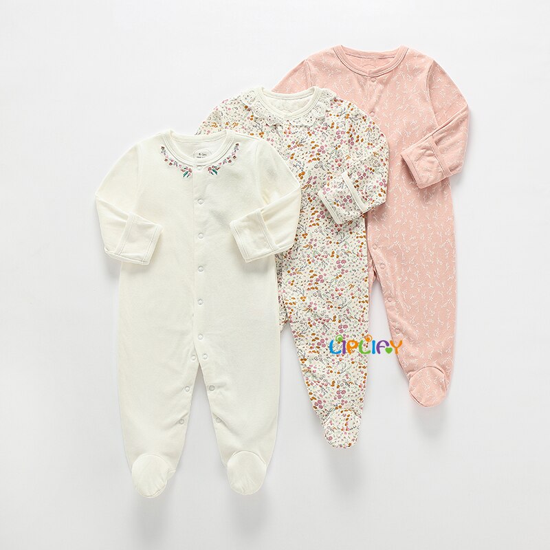 Baby's Long Sleeved Rompers 3 pcs Set
