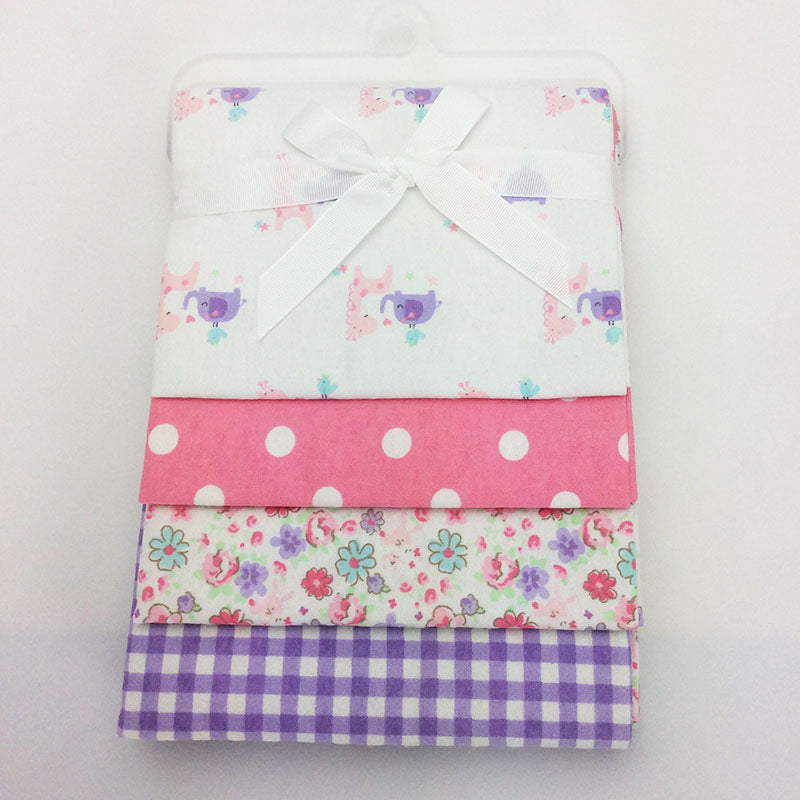 Small Cotton Blankets 4 pcs Set