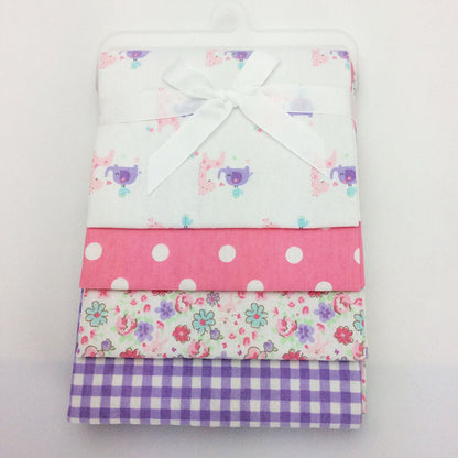 Small Cotton Blankets 4 pcs Set