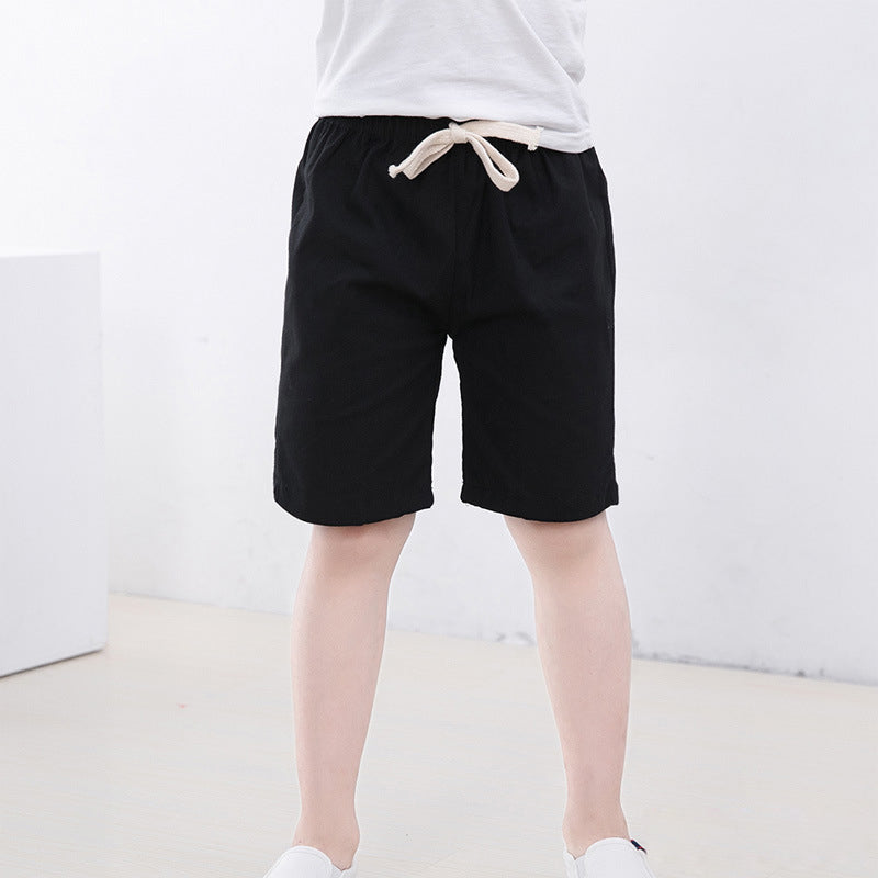 Boys' Light Linen Shorts