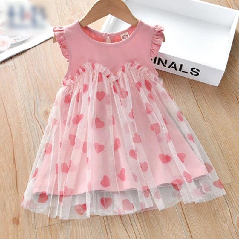 High-Quality Girls' Dress in Pink Color