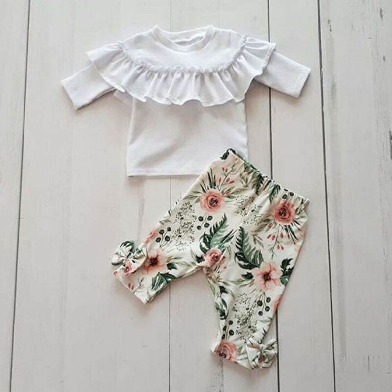 Girl's Ruffle Clothing Set