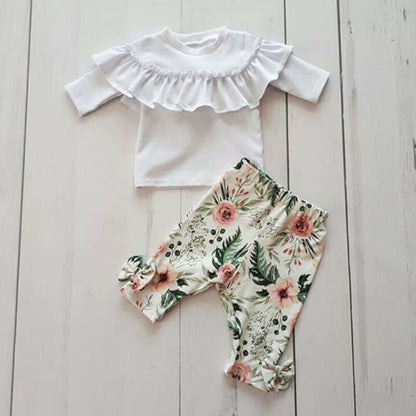 Girl's Ruffle Clothing Set