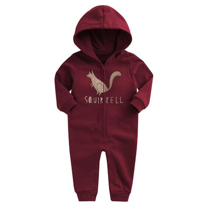 Baby Girl’s Casual Warm Cotton Jumpsuit