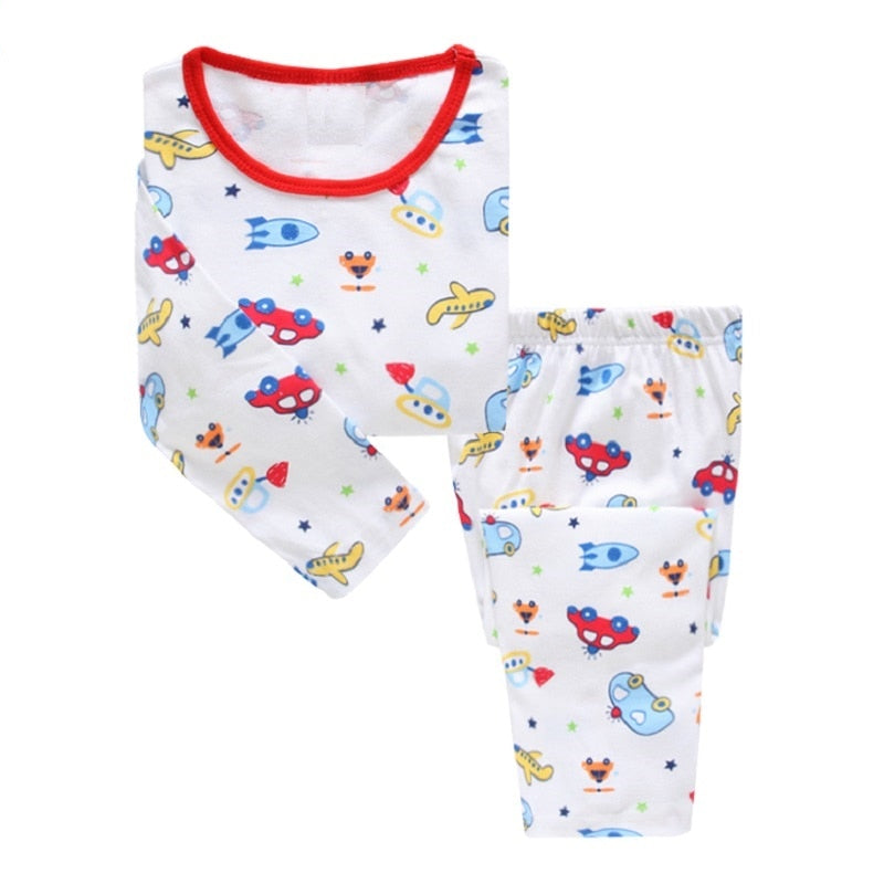 Cute Boy`s Cotton T-Shirt and Pants Set