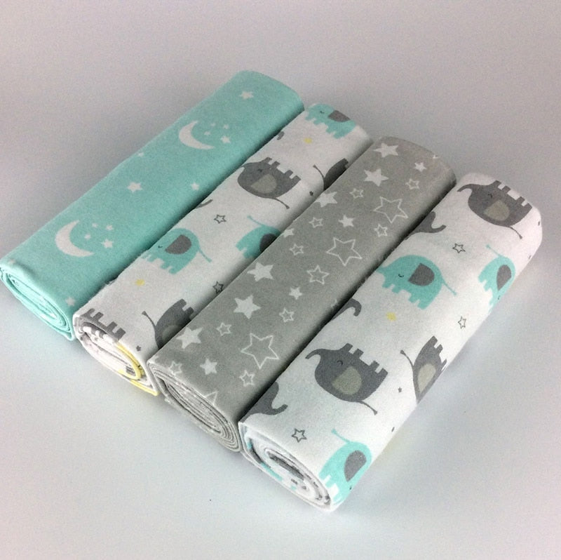 Small Cotton Blankets 4 pcs Set