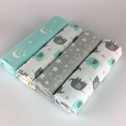 Small Cotton Blankets 4 pcs Set