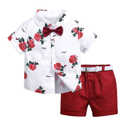 Boys' Casual Summer and Autumn Clothing Set