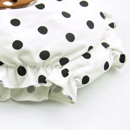 Dotted Summer Baby Underwear Shorts with Ribbon