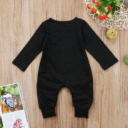 Boy's Mom's Little Boy Printed Jumpsuit