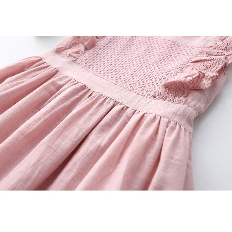 High-Quality Girls' Dress in Pink Color