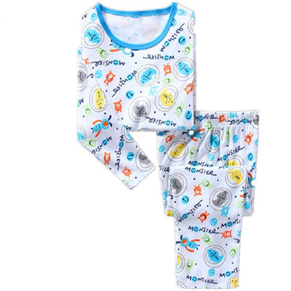 Cute Boy`s Cotton T-Shirt and Pants Set