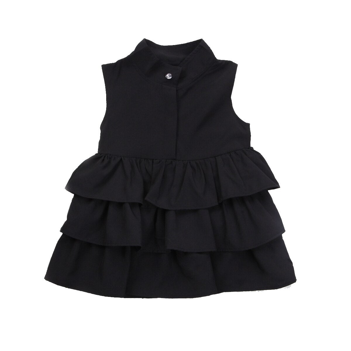 Girls Summer Ruffled Dress