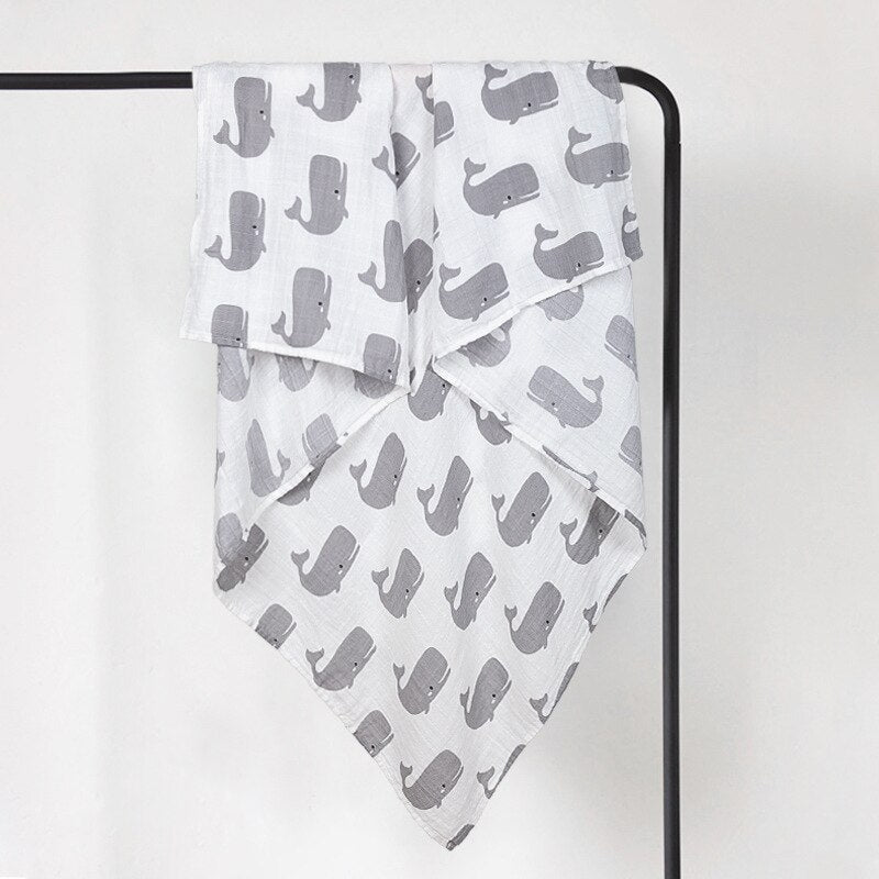 Animal Printed Swaddles for Infants