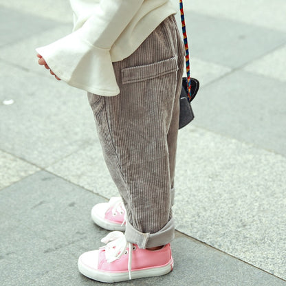 Casual Corduroy Baby Pants