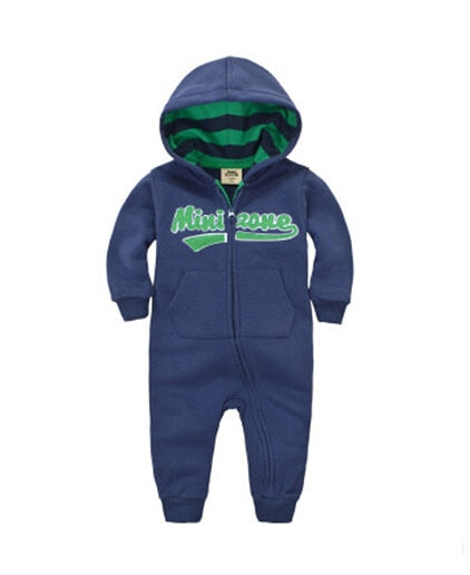 Baby Girl’s Casual Warm Cotton Jumpsuit